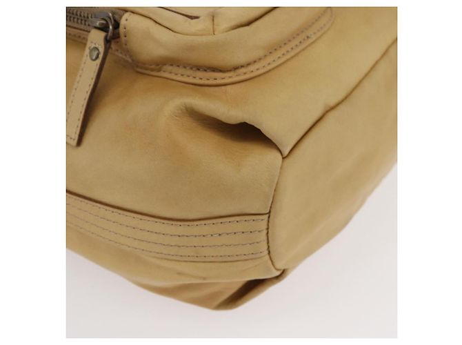 Borsa a spalla in pelle beige BURBERRY Blue Label Auth ep14455 - vista 9