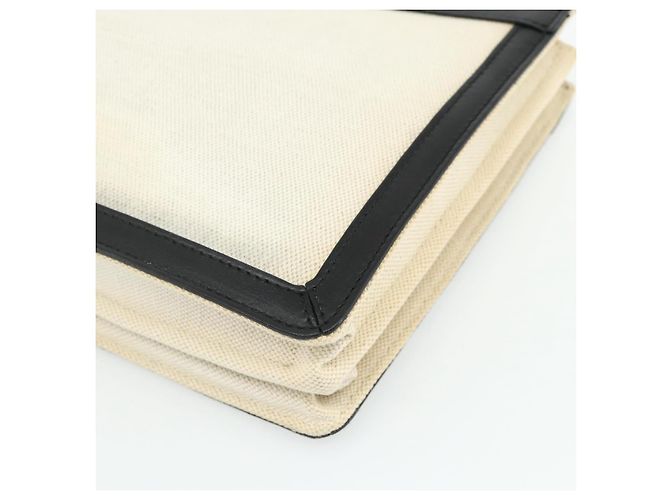 Borsa a Spalla BALENCIAGA in Tela Nera e Bianca 339937 Auth ka4118 Nero Bianco - vista 15