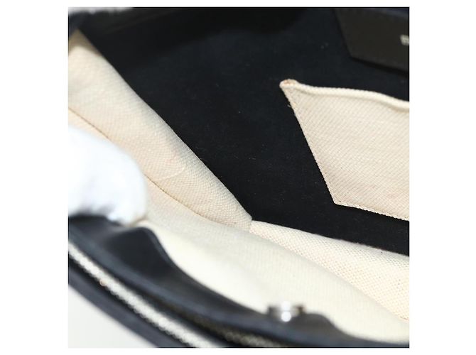 Borsa a Spalla BALENCIAGA in Tela Nera e Bianca 339937 Auth ka4118 Nero Bianco - vista 20