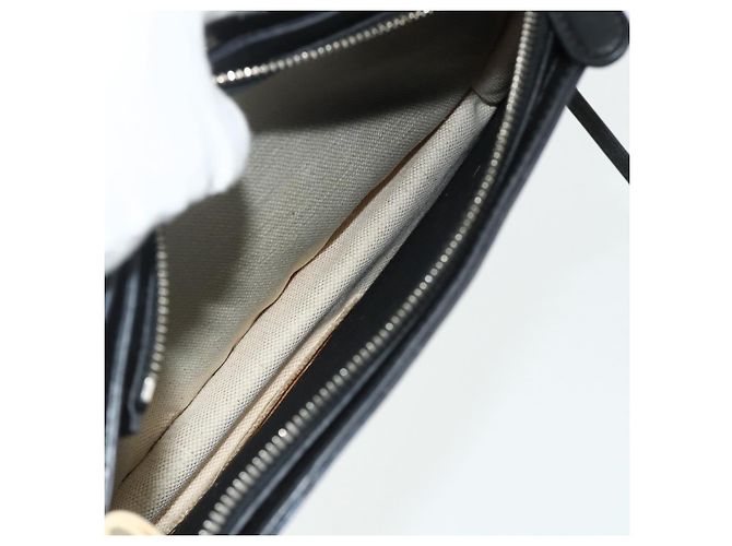 Borsa a Spalla BALENCIAGA in Tela Nera e Bianca 339937 Auth ka4118 Nero Bianco - vista 22
