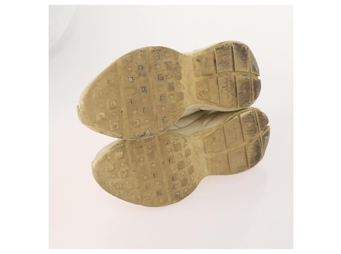 GUCCI Schuhe aus Wildleder 3 Set Schwarz Khaki Weiß Auth 174777 - Ansicht 9