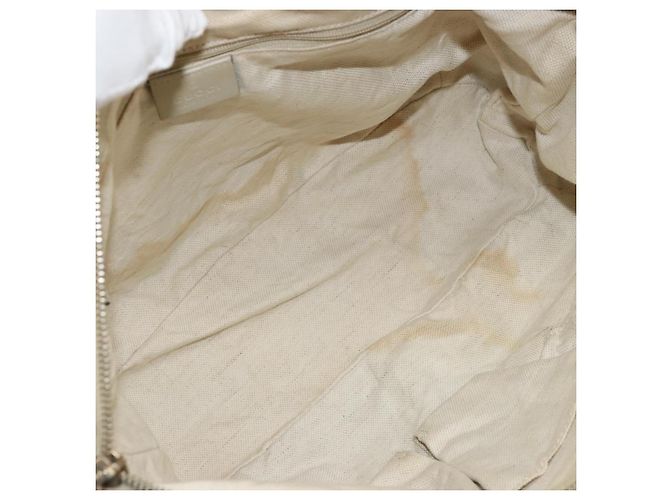 Gucci Borsa a mano GG Canvas 2way Beige Oro 247902 Auth 176270 D'oro - vista 11