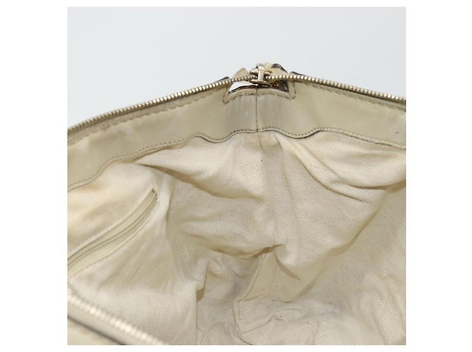 Gucci Borsa a mano GG Canvas 2way Beige Oro 247902 Auth 176270 D'oro - vista 22