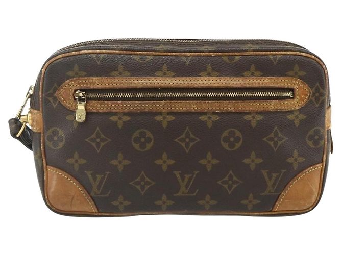 LOUIS VUITTON Clutch Marly Dragonne GM Monogram M51825 LV Auth ka4071 Monogramma - vista 13