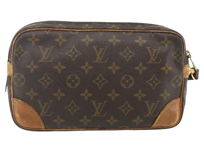 LOUIS VUITTON Clutch Marly Dragonne GM Monogram M51825 LV Auth ka4071 Monogramma - vista 2