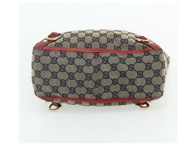 Borsa Abbey in tela GG Gucci beige e oro 130739 Auth 177438 D'oro - vista 5