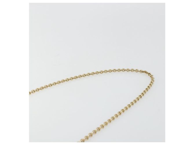 Borsa a Spalla Vala Chain in Pelle Arancione Oro Auth BA12335 di Salvatore Ferragamo - vista 8