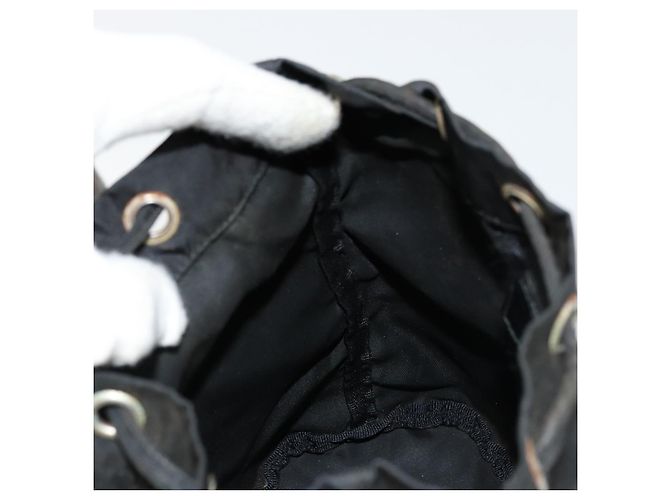 Pochette PRADA in nylon nero argento autentica bs34472 - vista 19
