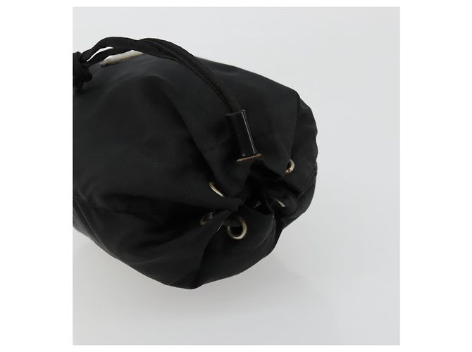 Pochette PRADA in nylon nero argento autentica bs34472 - vista 5