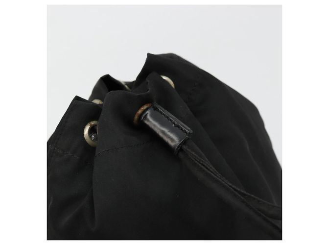 Pochette PRADA in nylon nero argento autentica bs34472 - vista 8