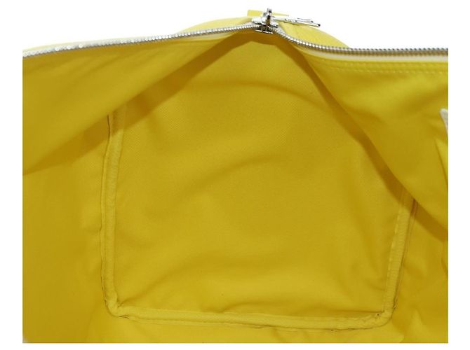 LOUIS VUITTON Borsa Keepall Bandoulière 50 Everyday Gialla M58748 LV Auth 162906SM Giallo Monogramma - vista 21