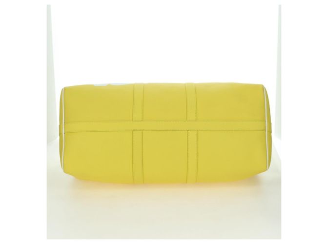 LOUIS VUITTON Borsa Keepall Bandoulière 50 Everyday Gialla M58748 LV Auth 162906SM Giallo Monogramma - vista 5