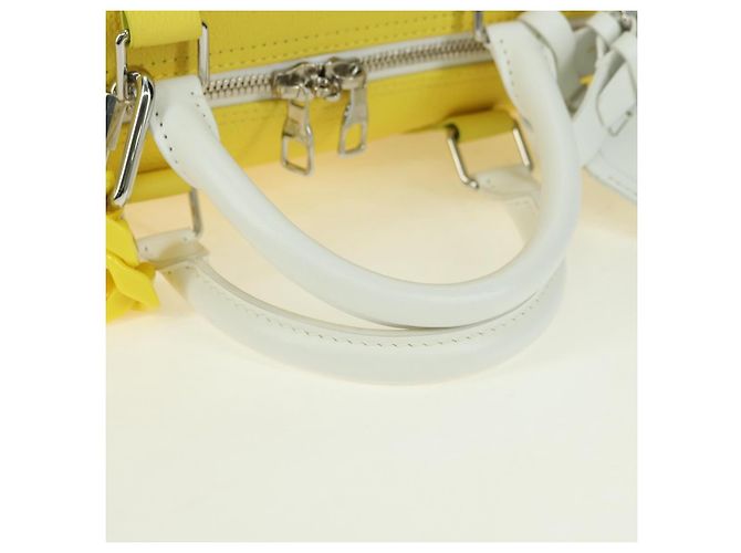 LOUIS VUITTON Borsa Keepall Bandoulière 50 Everyday Gialla M58748 LV Auth 162906SM Giallo Monogramma - vista 7