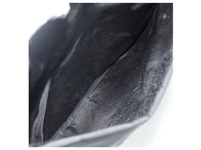 Borsa Tote Prada in nylon nero Auth 176646 - vista 23
