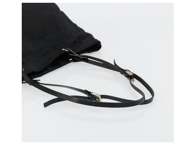 FENDI Zucca Canvas Tote Bag aus Nylon Schwarz Silber Authentisch 176210 - Ansicht 7