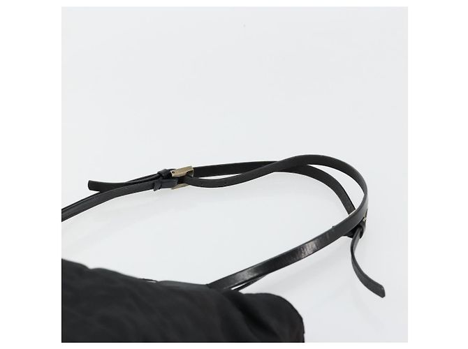 FENDI Zucca Canvas Tote Bag aus Nylon Schwarz Silber Authentisch 176210 - Ansicht 8