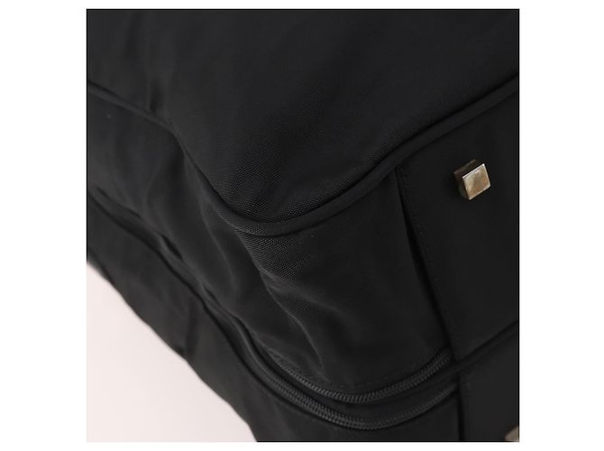 Borsa Boston GUCCI in tela 2 in 1 Nero Argento 012 0393 12 Auth bs34117 - vista 16