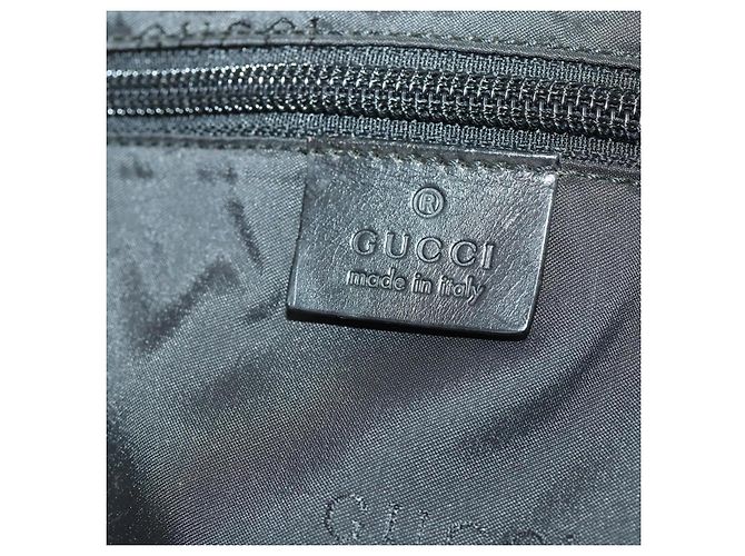 Borsa Boston GUCCI in tela 2 in 1 Nero Argento 012 0393 12 Auth bs34117 - vista 22