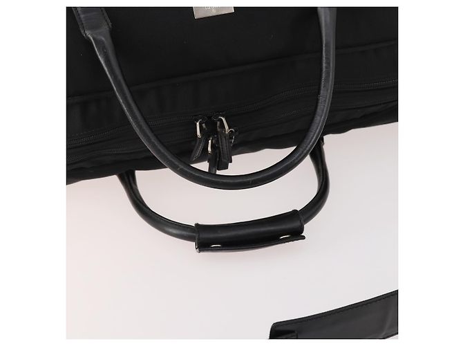 Borsa Boston GUCCI in tela 2 in 1 Nero Argento 012 0393 12 Auth bs34117 - vista 8