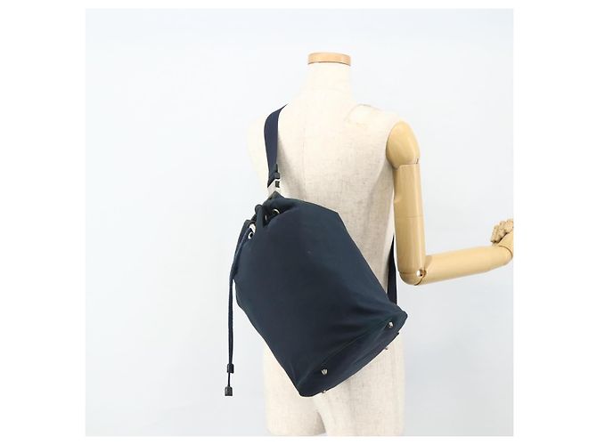 PRADA Borsa a Spalla in Nylon Blu Navy Argento Autentica bs34671 - vista 22