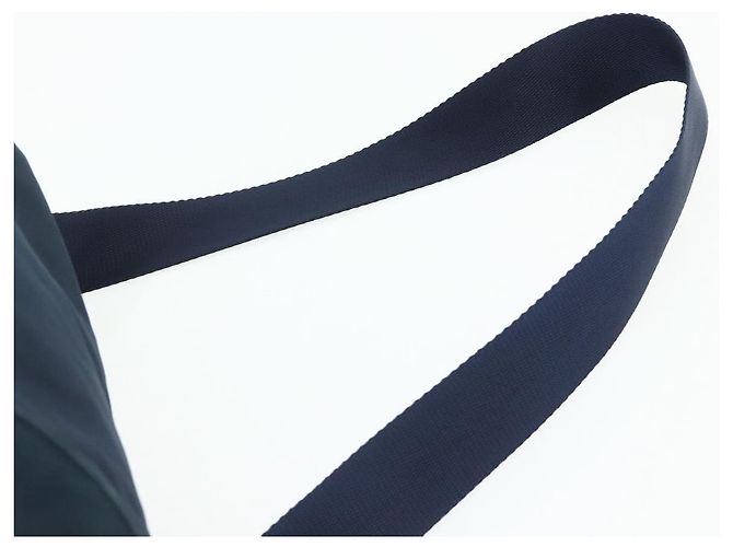 PRADA Borsa a Spalla in Nylon Blu Navy Argento Autentica bs34671 - vista 8