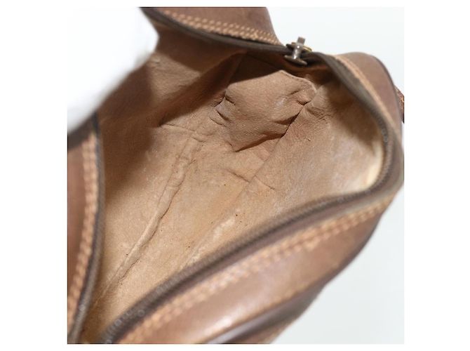 Borsa Gucci GG Supreme Web Sherry Line PVC Beige Oro 89 02 066 Auth ep14029 D'oro - vista 18
