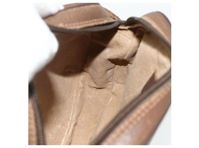 Borsa Gucci GG Supreme Web Sherry Line PVC Beige Oro 89 02 066 Auth ep14029 D'oro - vista 19