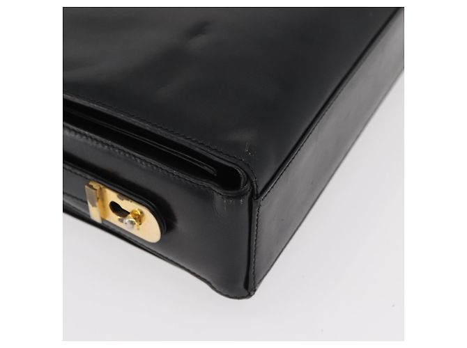 Gucci Borsa a Spalla in Pelle Nera e Oro Auth ep14337 Nero D'oro - vista 16
