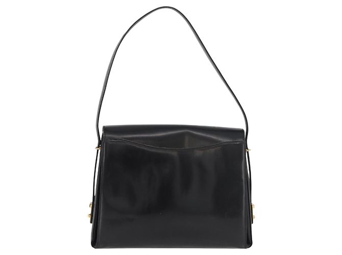 Gucci Borsa a Spalla in Pelle Nera e Oro Auth ep14337 Nero D'oro - vista 2