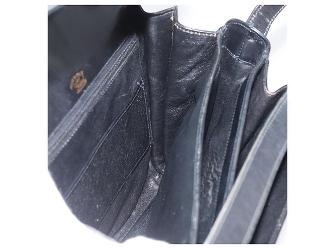 Gucci Borsa a Spalla in Pelle Nera e Oro Auth ep14337 Nero D'oro - vista 23