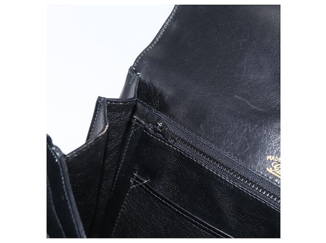 Gucci Borsa a Spalla in Pelle Nera e Oro Auth ep14337 Nero D'oro - vista 25