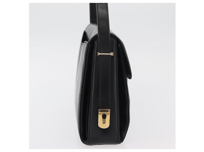 Gucci Borsa a Spalla in Pelle Nera e Oro Auth ep14337 Nero D'oro - vista 4