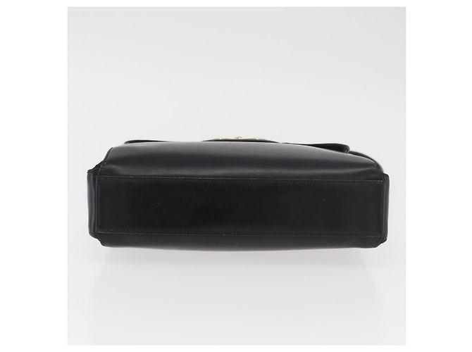 Gucci Borsa a Spalla in Pelle Nera e Oro Auth ep14337 Nero D'oro - vista 5