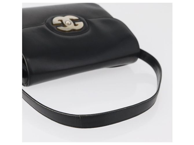 Gucci Borsa a Spalla in Pelle Nera e Oro Auth ep14337 Nero D'oro - vista 7