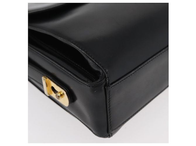 Gucci Borsa a Spalla in Pelle Nera e Oro Auth ep14337 Nero D'oro - vista 8