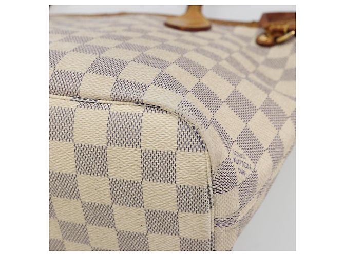 LOUIS VUITTON Borsa Tote Neverfull PM Damier Azur N41362 LV Auth 176975 - vista 15