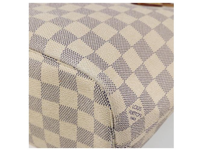 LOUIS VUITTON Borsa Tote Neverfull PM Damier Azur N41362 LV Auth 176975 - vista 17