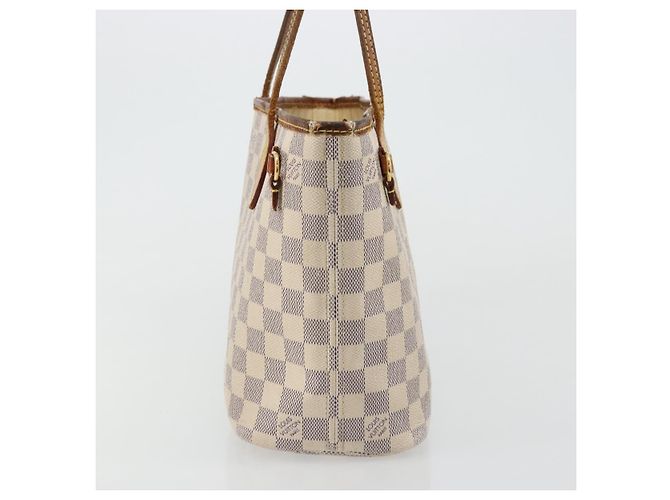 LOUIS VUITTON Borsa Tote Neverfull PM Damier Azur N41362 LV Auth 176975 - vista 3
