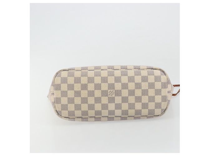 LOUIS VUITTON Borsa Tote Neverfull PM Damier Azur N41362 LV Auth 176975 - vista 5