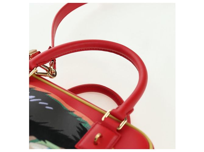 LOEWE ~ Ghibli Howl's Amazon 28 La Strega del Deserto 2way Auth 167252SM Rosso D'oro - vista 14