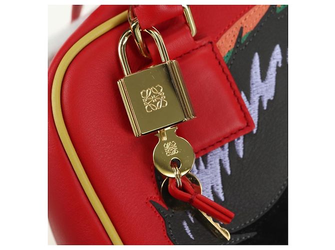 LOEWE ~ Ghibli Howl's Amazon 28 La Strega del Deserto 2way Auth 167252SM Rosso D'oro - vista 23