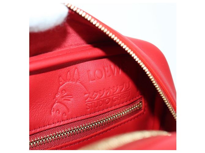 LOEWE ~ Ghibli Howl's Amazon 28 La Strega del Deserto 2way Auth 167252SM Rosso D'oro - vista 25