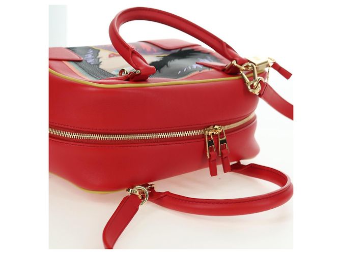 LOEWE ~ Ghibli Howl's Amazon 28 La Strega del Deserto 2way Auth 167252SM Rosso D'oro - vista 6
