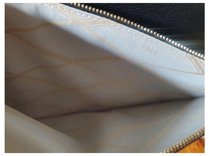 Borsa Tote Chic GM di Delvaux in pelle nera/borgogna Nero Bordò - vista 19