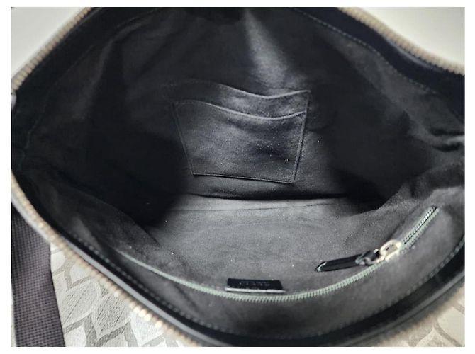 Messenger Caleido Web GG Supreme Gucci Nero/Beige - vista 13