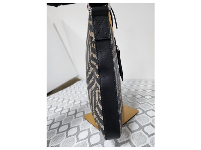 Messenger Caleido Web GG Supreme Gucci Nero/Beige - vista 9
