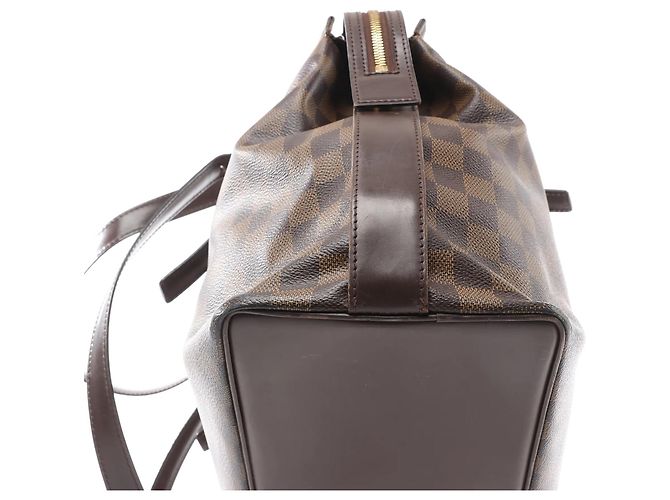 Borsa a Spalla Chelsea Damier Ebene Louis Vuitton in Marrone N51119 Rosso - vista 8