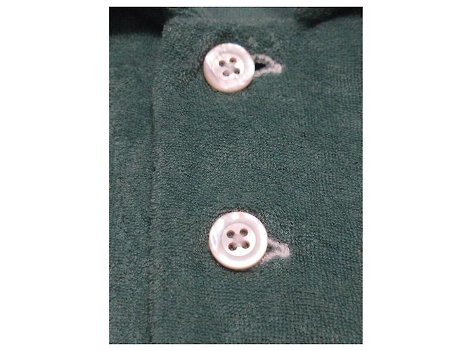 Polo verde in cotone Tom Ford - vista 4