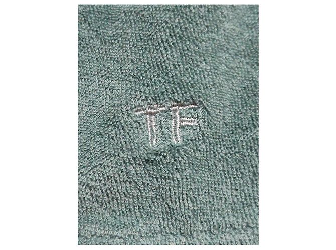Polo verde in cotone Tom Ford - vista 5