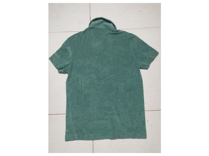 Polo verde in cotone Tom Ford - vista 7